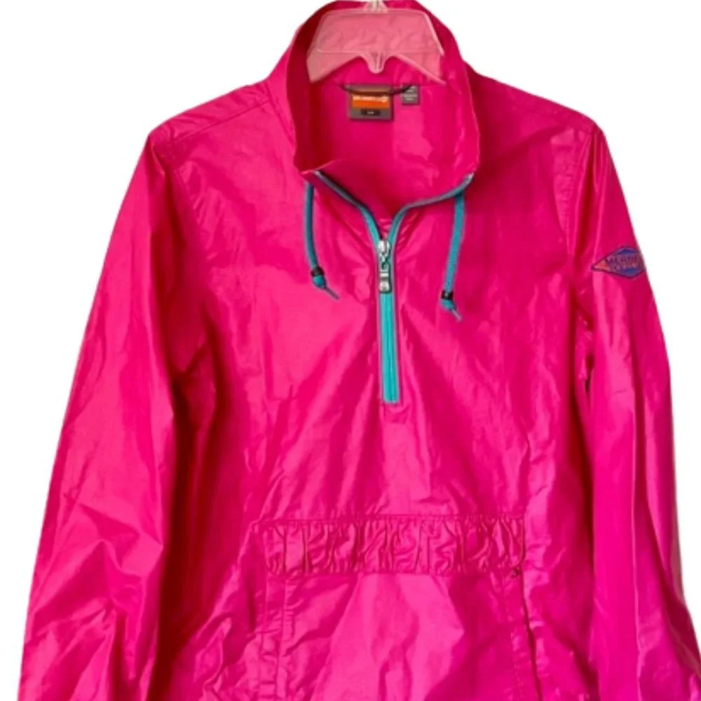 Merrell Avalon Wind Rush Half Zip Jacket Vintage Pink/Teal S